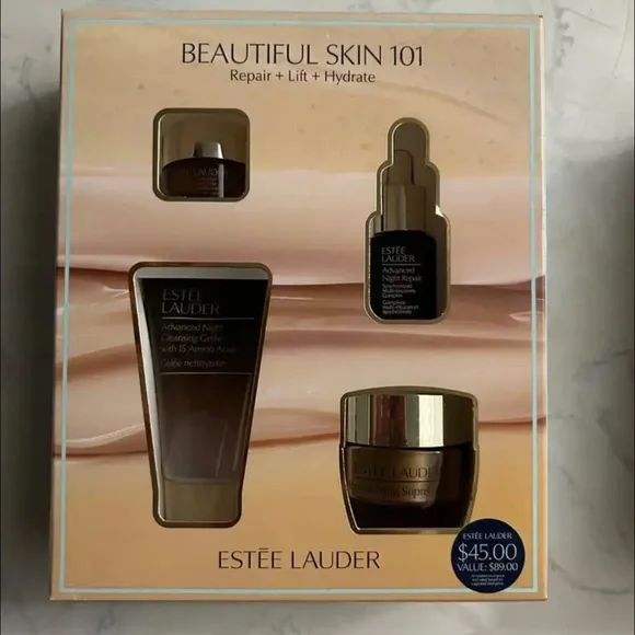 Estee Lauder Advanced Night Repair Set - Brown and Gold - Picture 1 of 3